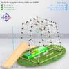 Cơ bản + vách leo núi + lưới vuông + máng 1.2m - cao 1.8m Xà đu đa năng hình thang