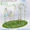 Xà đu đa năng cho bé Dinktech - Thang vận động đa chức năng dành cho bé