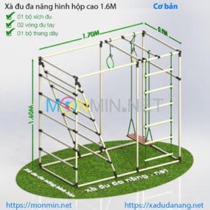 Xà đu đa năng cho bé Dinktech - Thang vận động đa chức năng dành cho bé