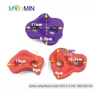Mấu leo núi trẻ em Monmin gắn tương trong nhà, ngoài trời